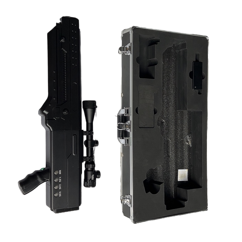  湛河手持便携式枪型低空防御反制四通道A型